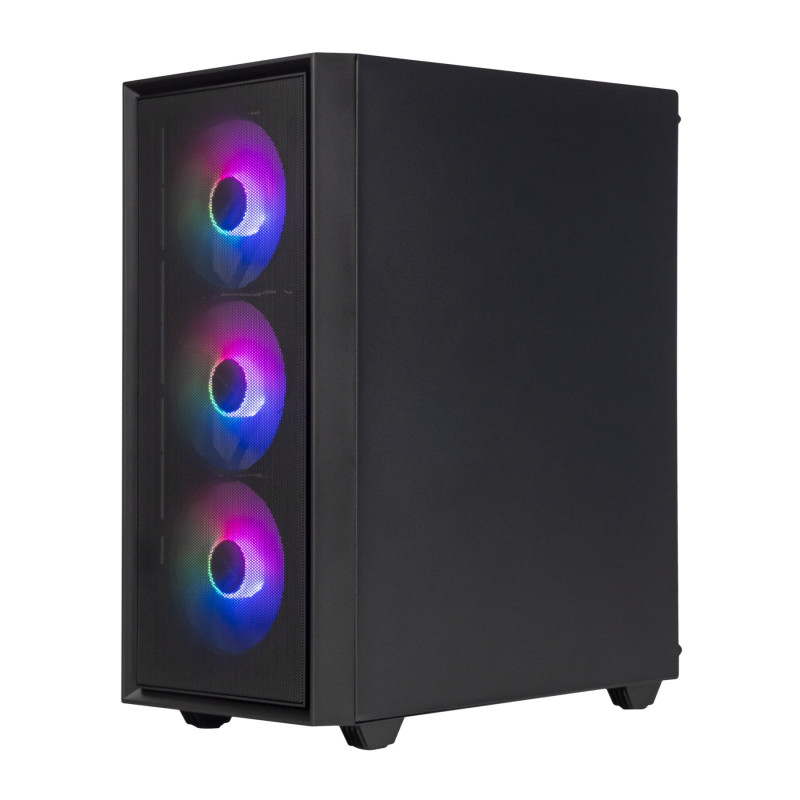 Корпус Prologix E107 Tempered Glass Black без БР