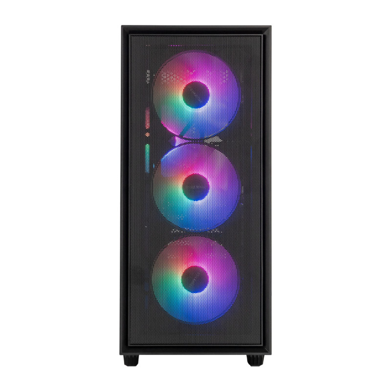 Корпус Prologix E107 Tempered Glass Black без БР