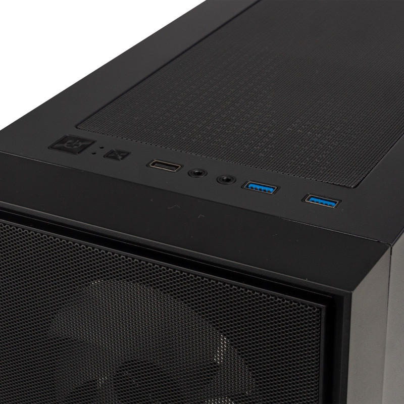 Корпус Prologix E107 Tempered Glass Black без БР