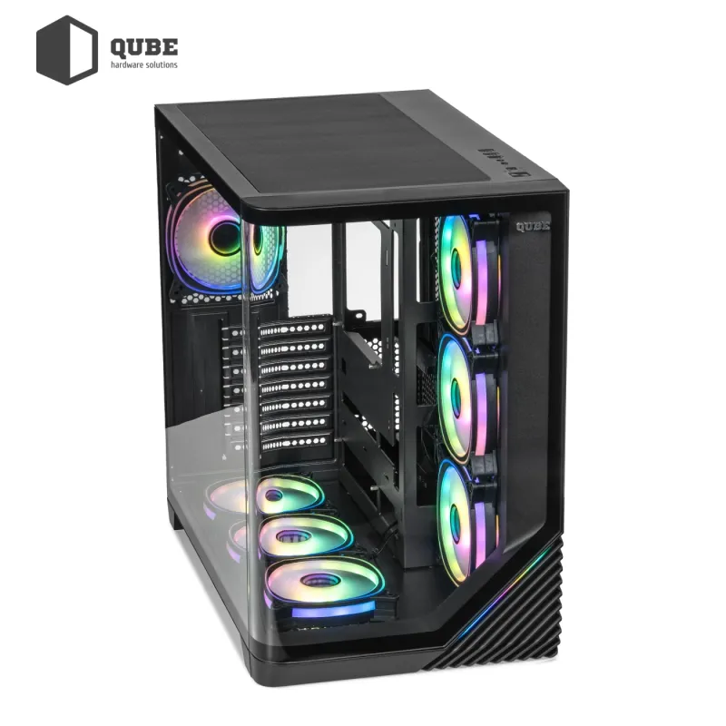 Корпус QUBE MIRAGE 7ARGB BTF Black (MIRAGE_GBNU3)
