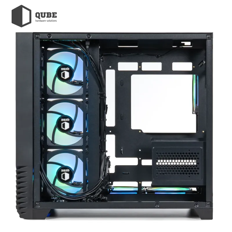 Корпус QUBE MIRAGE 7ARGB BTF Black (MIRAGE_GBNU3)