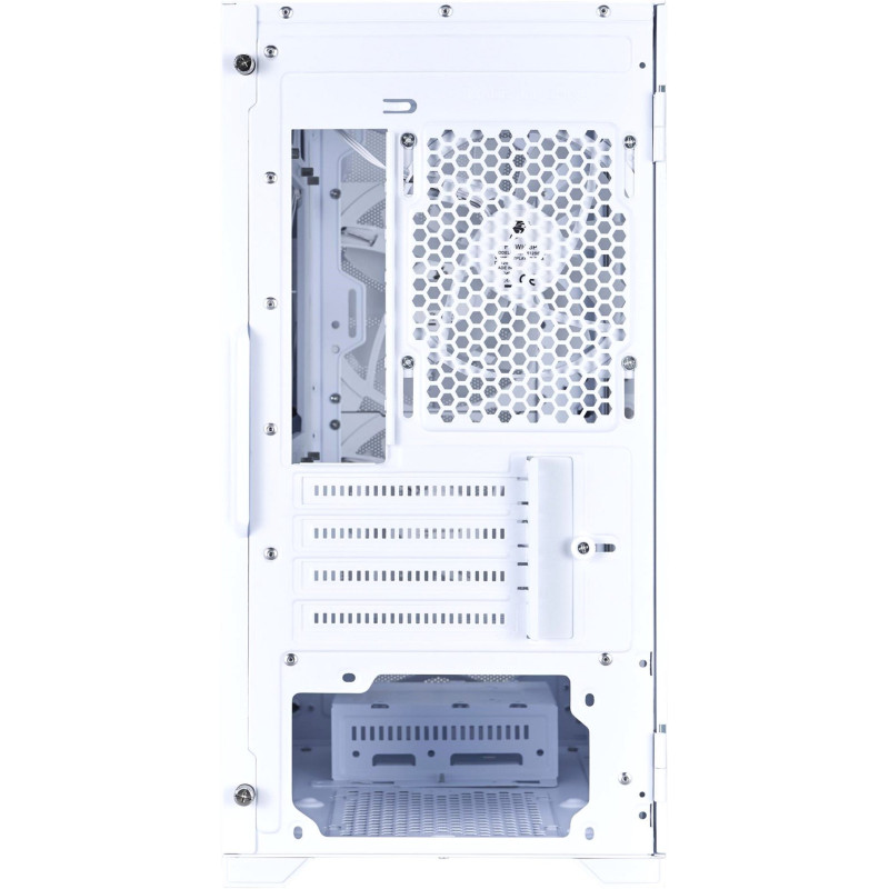 Корпус 1stPlayer D4-M-WH-2F1P-W-1F1-W White