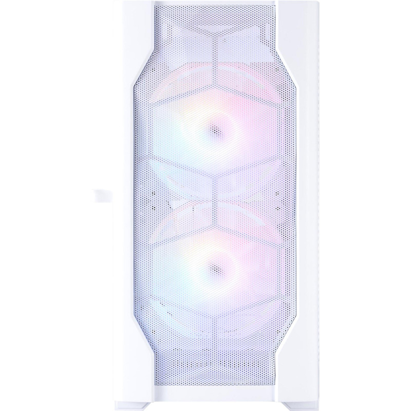 Корпус 1stPlayer D4-M-WH-2F1P-W-1F1-W White