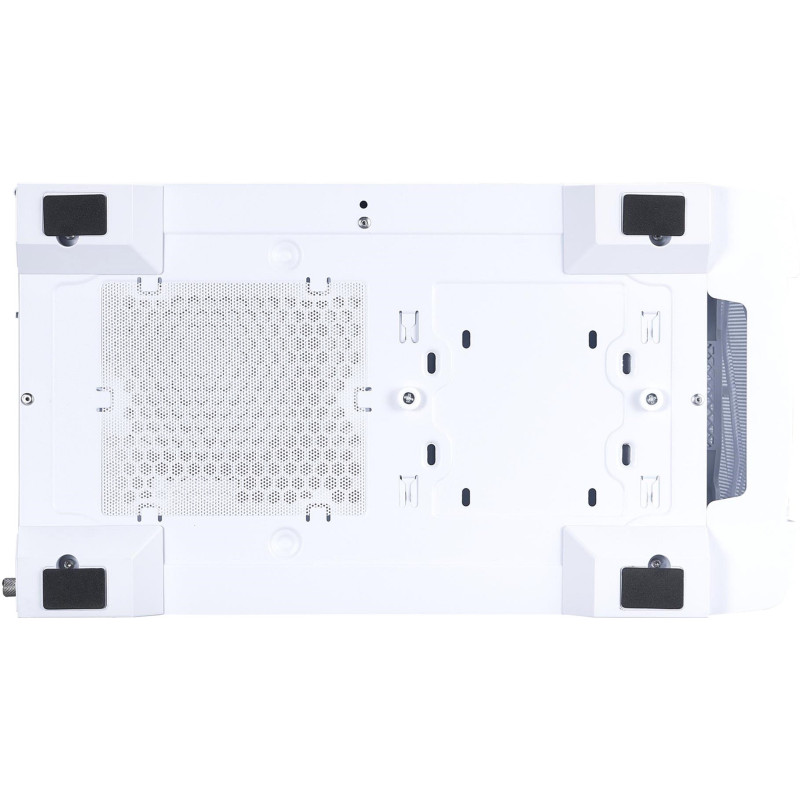 Корпус 1stPlayer D4-M-WH-2F1P-W-1F1-W White
