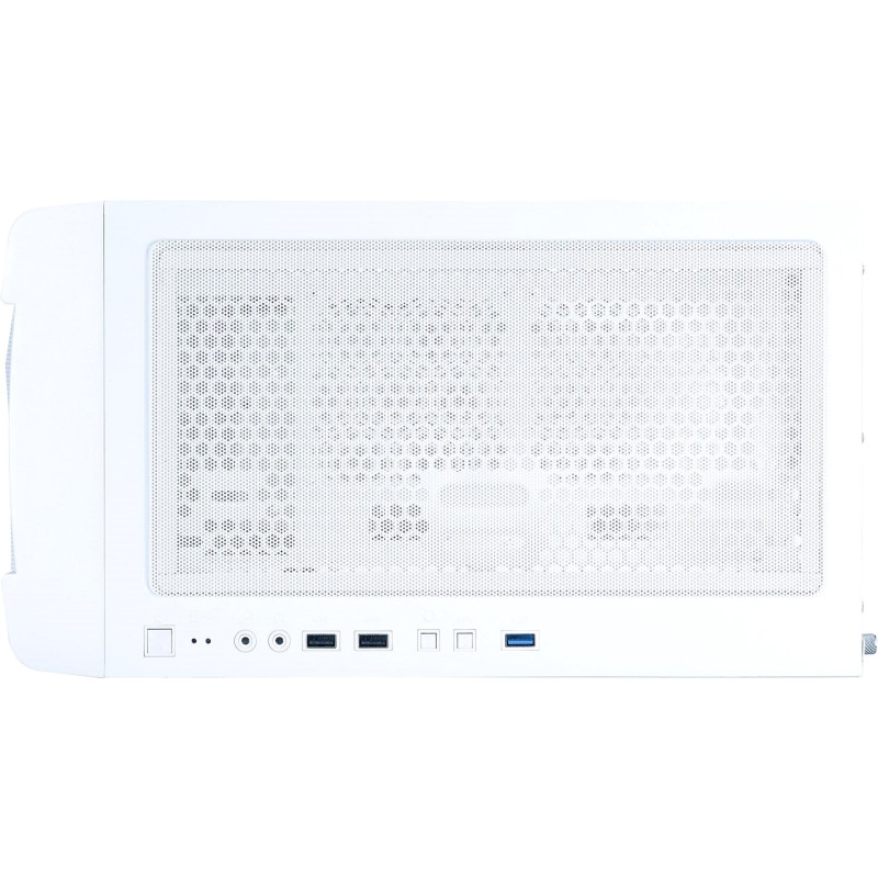 Корпус 1stPlayer D4-M-WH-2F1P-W-1F1-W White