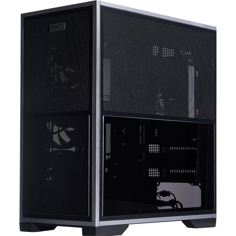 Корпус 1stPlayer IF8-BK-4FO7-14 Black