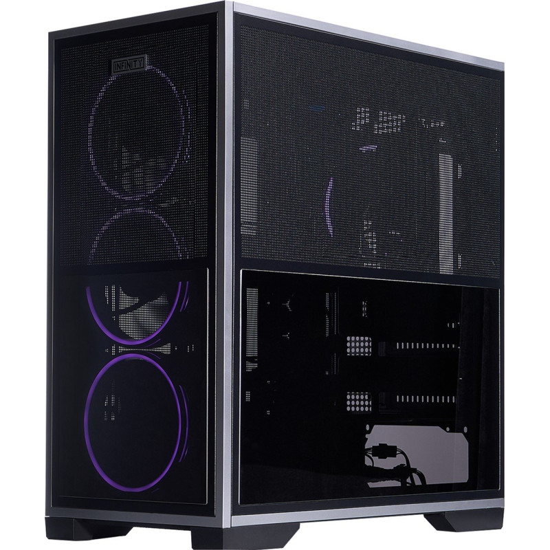 Корпус 1stPlayer IF8-BK-4FO7-14 Black