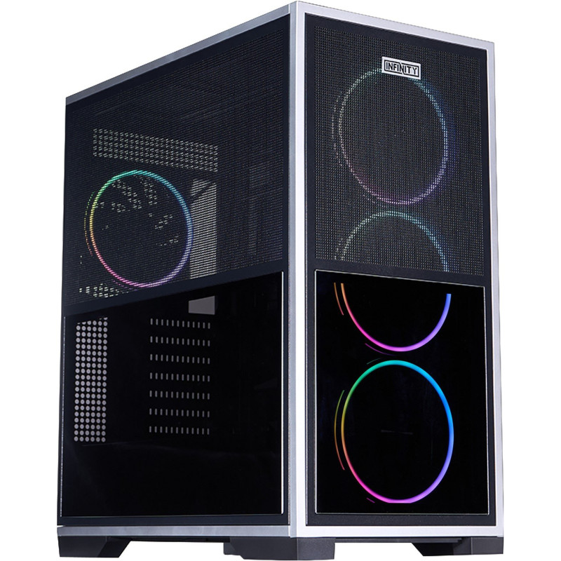 Корпус 1stPlayer IF8-BK-4FO7-14 Black