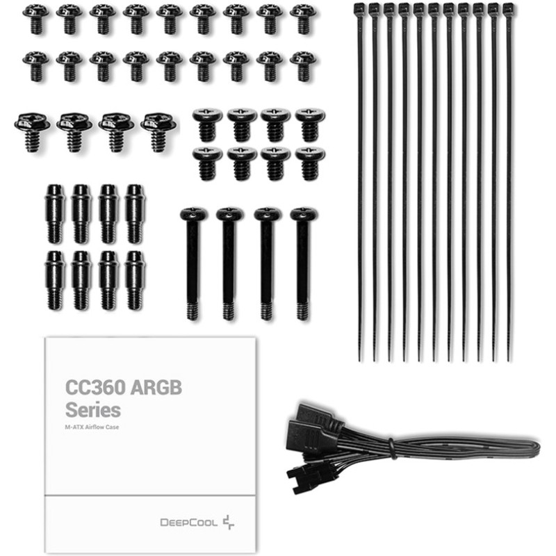 Корпус DeepCool CC360 ARGB (R-CC360-BKAPM3-G-1) 