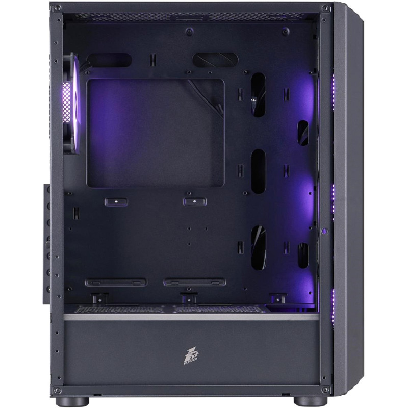 Корпус 1stPlayer H6-BK-4F7 Black (H6-BK-4F7)