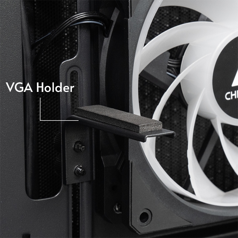 Корпус Chieftec VISTA GT-01B-OP Black