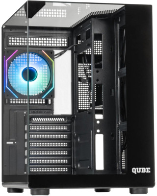 Корпус QUBE AQUARIUM ARGB Black (AQUARIUM_GBNU3)