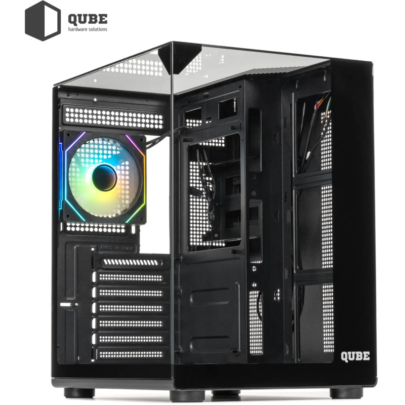 Корпус QUBE AQUARIUM ARGB Black (AQUARIUM_GBNU3)