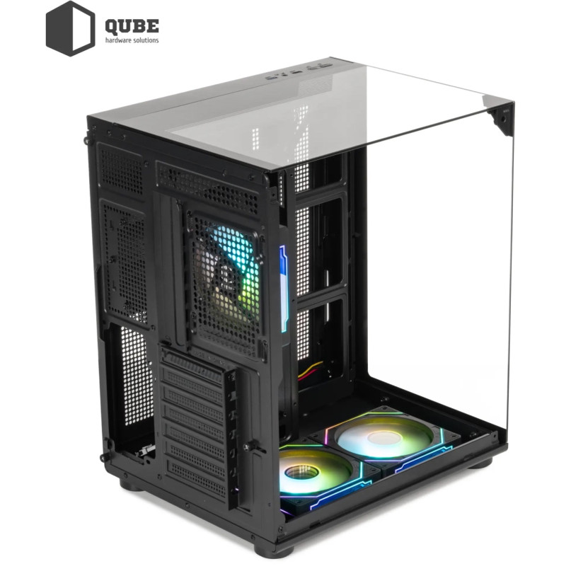 Корпус QUBE AQUARIUM ARGB Black (AQUARIUM_GBNU3)