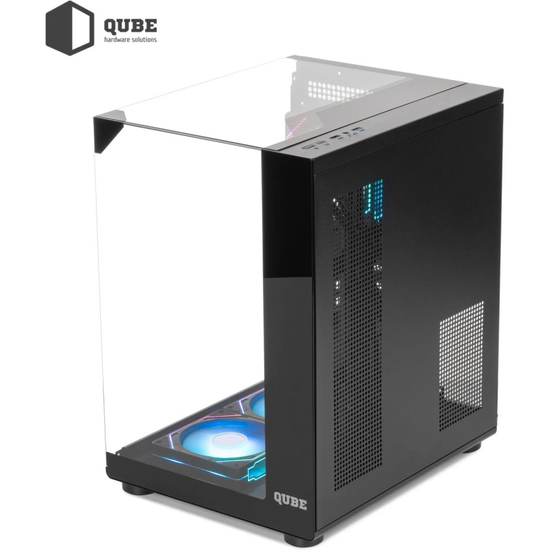 Корпус QUBE AQUARIUM ARGB Black (AQUARIUM_GBNU3)