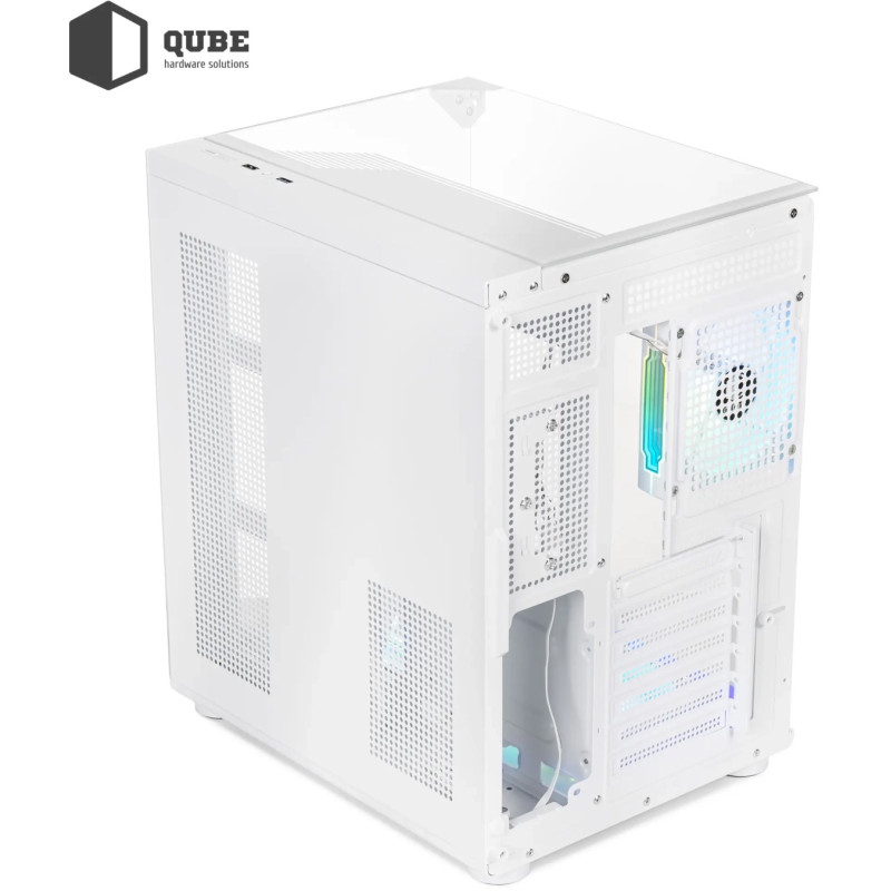 Корпус QUBE AQUARIUM ARGB WHITE (AQUARIUM_GWNU3)