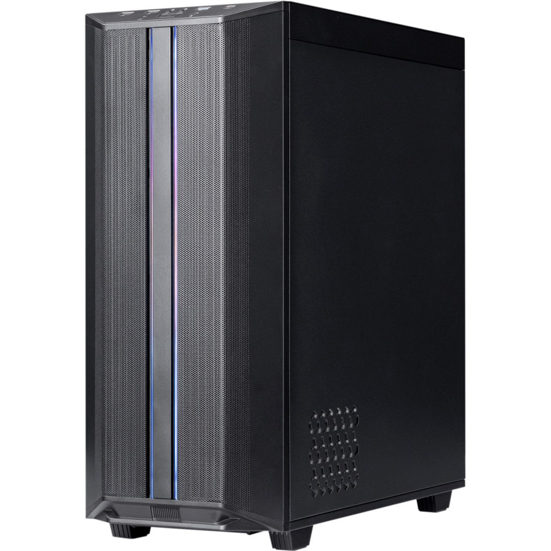 Корпус Prologix E122 Tempered Glass&Mesh Black