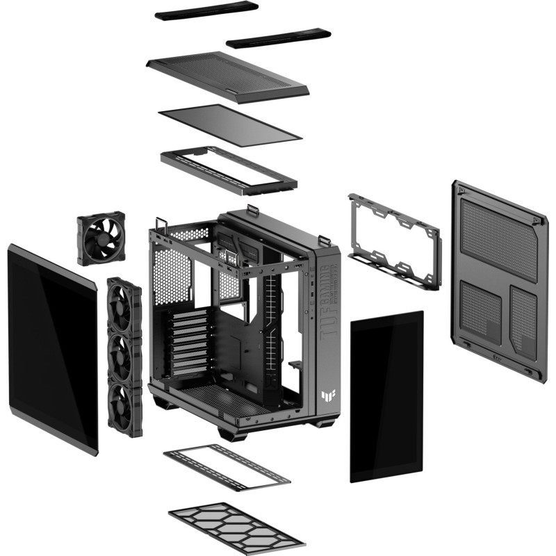 Корпус ASUS GT502 TUF GAMING HORIZON TG ARGB BLACK (90DC0090-B19020)