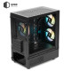 Корпус QUBE GEON ARGB Black (GEON_GBNU3)