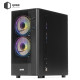 Корпус QUBE GEON ARGB Black (GEON_GBNU3)