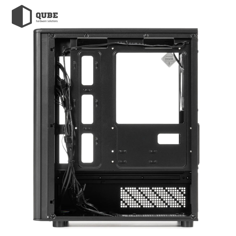 Корпус QUBE GEON ARGB Black (GEON_GBNU3)