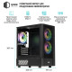 Корпус QUBE GEON ARGB Black (GEON_GBNU3)