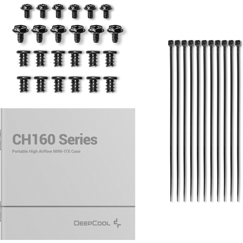 Корпус DeepCool CH160 Black (R-CH160-BKNGI0-G-1)