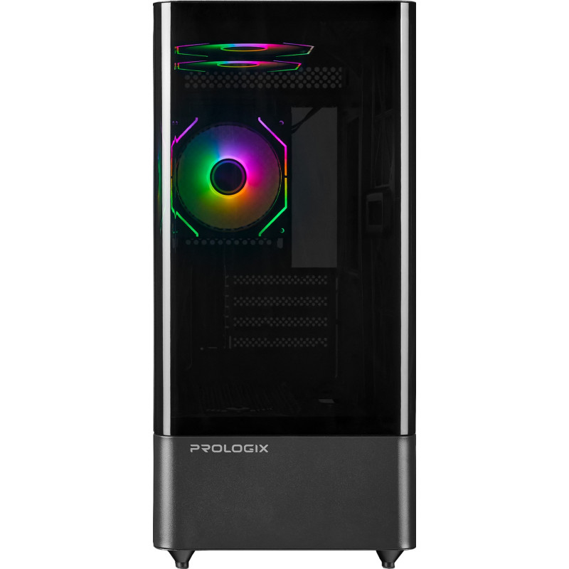 Корпус Prologix Lumi GM-01AB Glass Black
