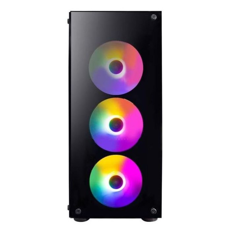 Корпус 1stPlayer V3-B-BK-4F1 Black