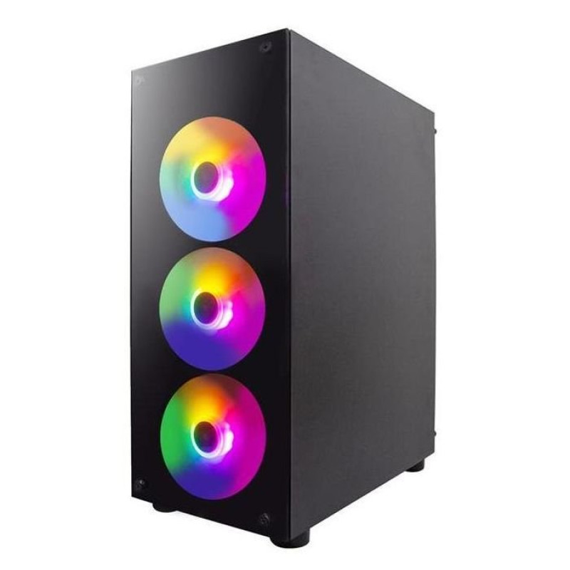 Корпус 1stPlayer V3-B-BK-4F1 Black