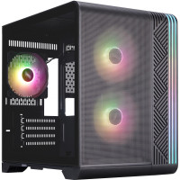 Корпус 1stPlayer VT5-BK-3F7 Black