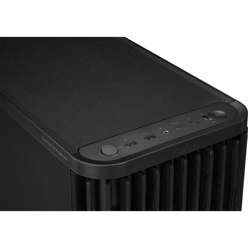 Корпус ASUS PA401 PROART WOOD METAL PWM BLACK (90DC00M0-B39010)