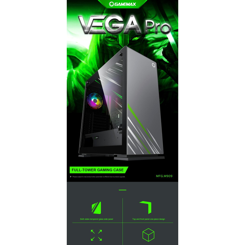 Корпус Gamemax VEGA PRO GY