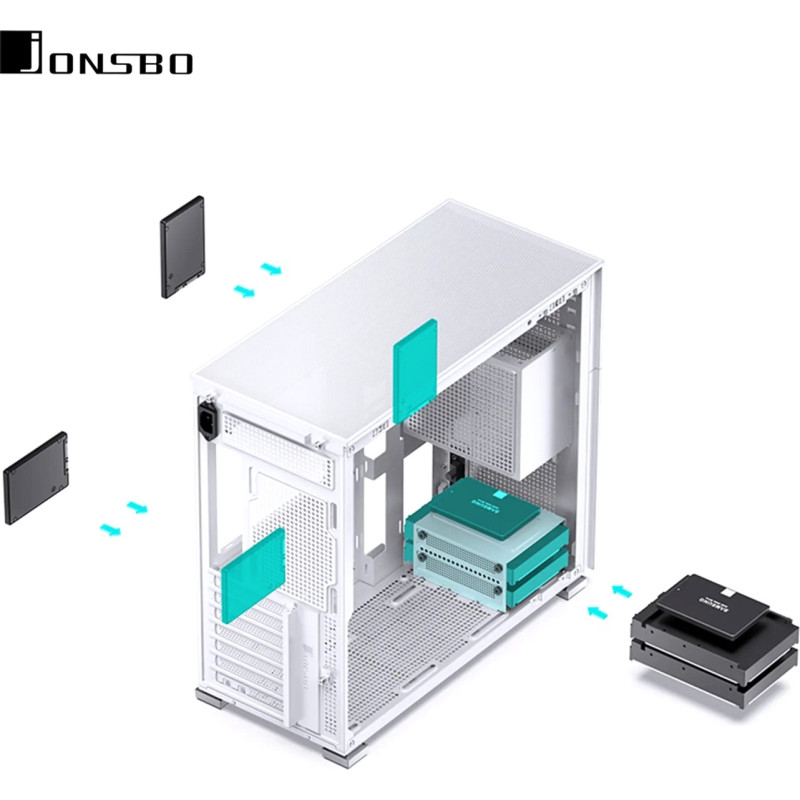 Корпус JONSBO D41 MESH Білий