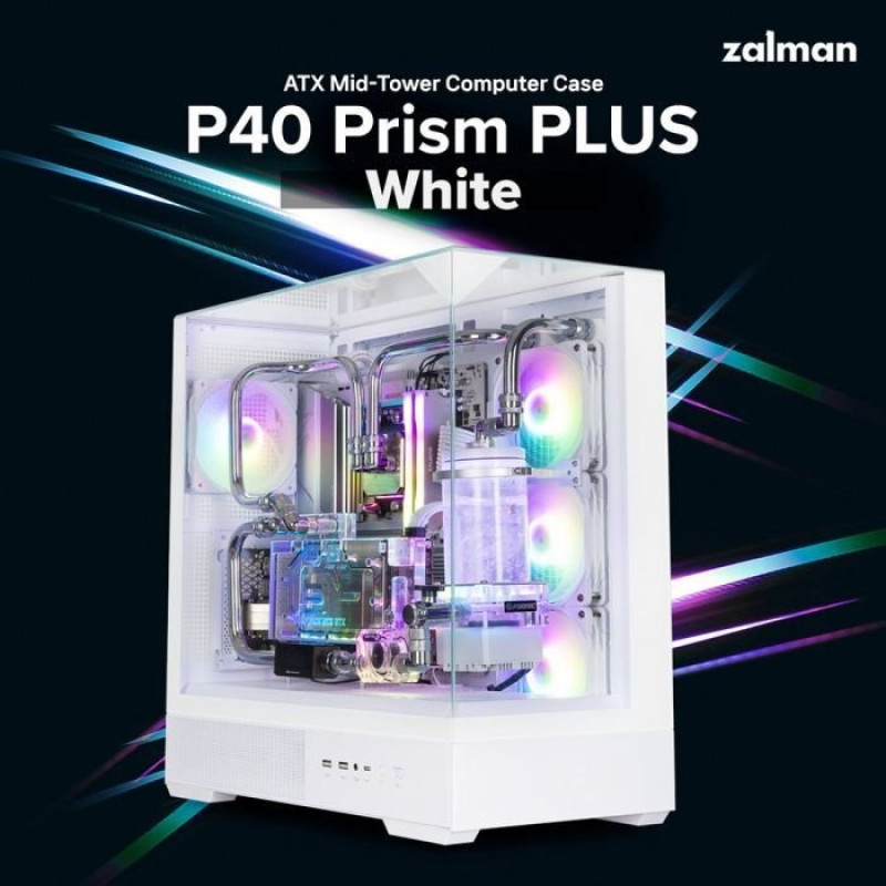 Корпус Zalman P40 Prism Plus WHITE