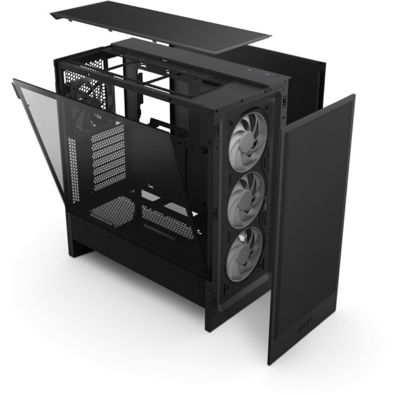 Корпус NZXT H5 Flow RGB (CC-H52FB-R1) Black