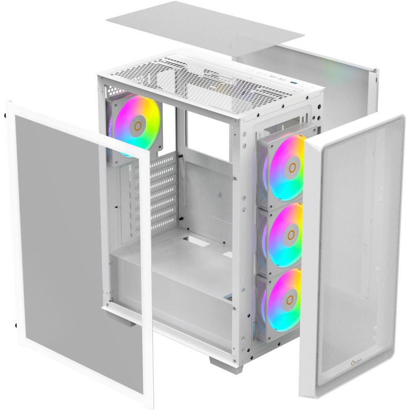 Корпус OCYPUS GAMMA C60 WH ARGB (GAMMA-C60-WHG400XX-GL)