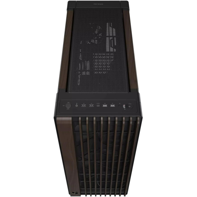 Корпус Asus ProArt PA602 Walnut Wood Metal Panel Modern Black (90DC00J0-B09040)