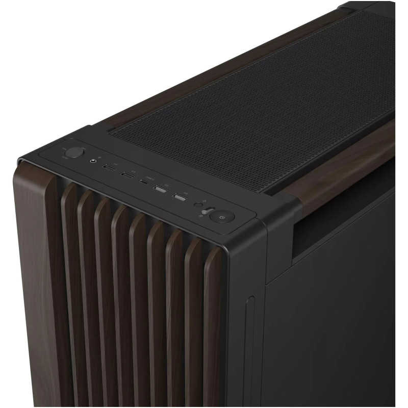 Корпус Asus ProArt PA602 Walnut Wood Metal Panel Modern Black (90DC00J0-B09040)