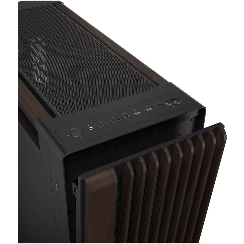 Корпус Asus ProArt PA602 Walnut Wood Metal Panel Modern Black (90DC00J0-B09040)