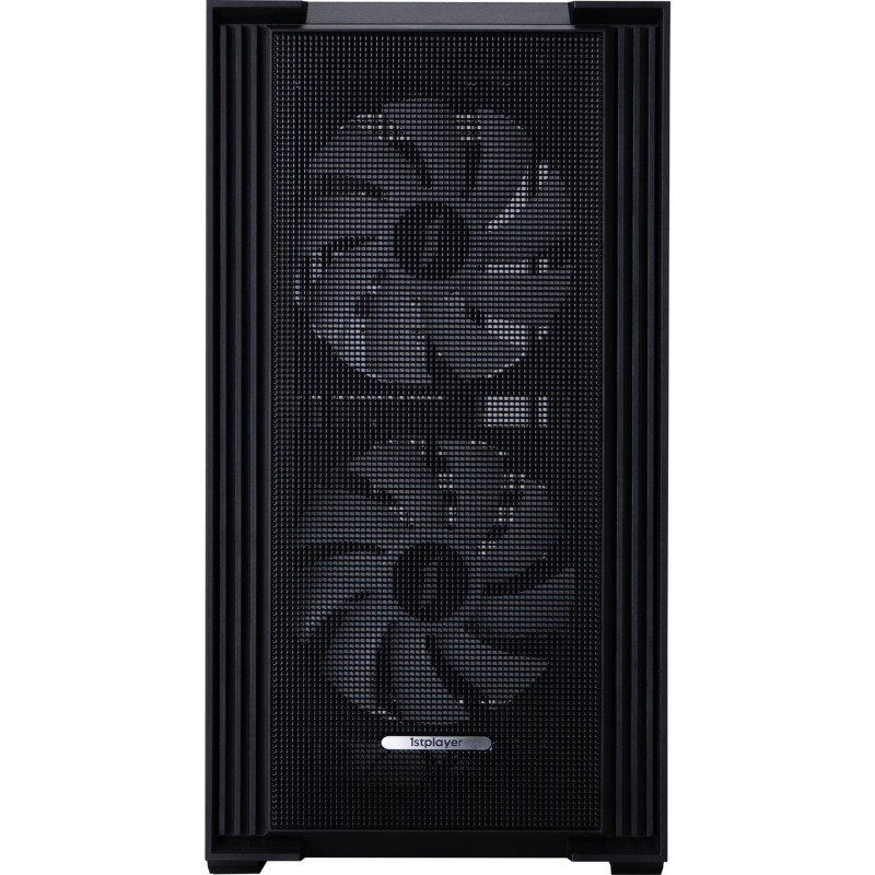 Корпус 1stPlayer AU6-BK-2FA7-14-2FA7R-1FA7 Black