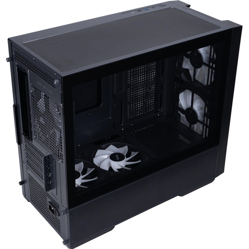 Корпус 1stPlayer AU6-BK-2FA7-14-2FA7R-1FA7 Black