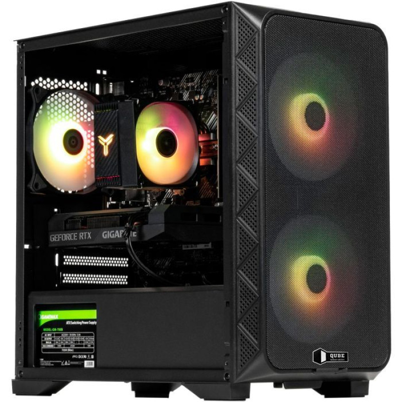 Корпус QUBE FLOW Black (FLOW_FBNU3)