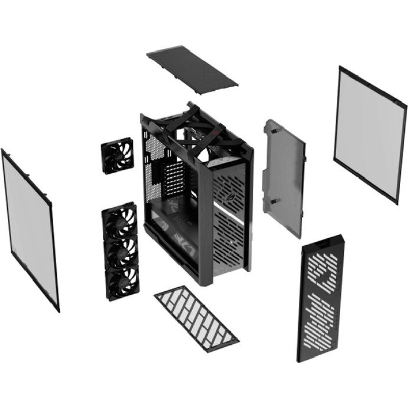 Корпус ASUS GX601S ROG STRIX HELIOS II BLACK (90DC00W0-B39000)