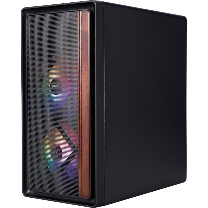 Корпус 1stPlayer WD1-BK-3F1 Black