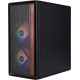 Корпус 1stPlayer WD1-BK-3F1 Black