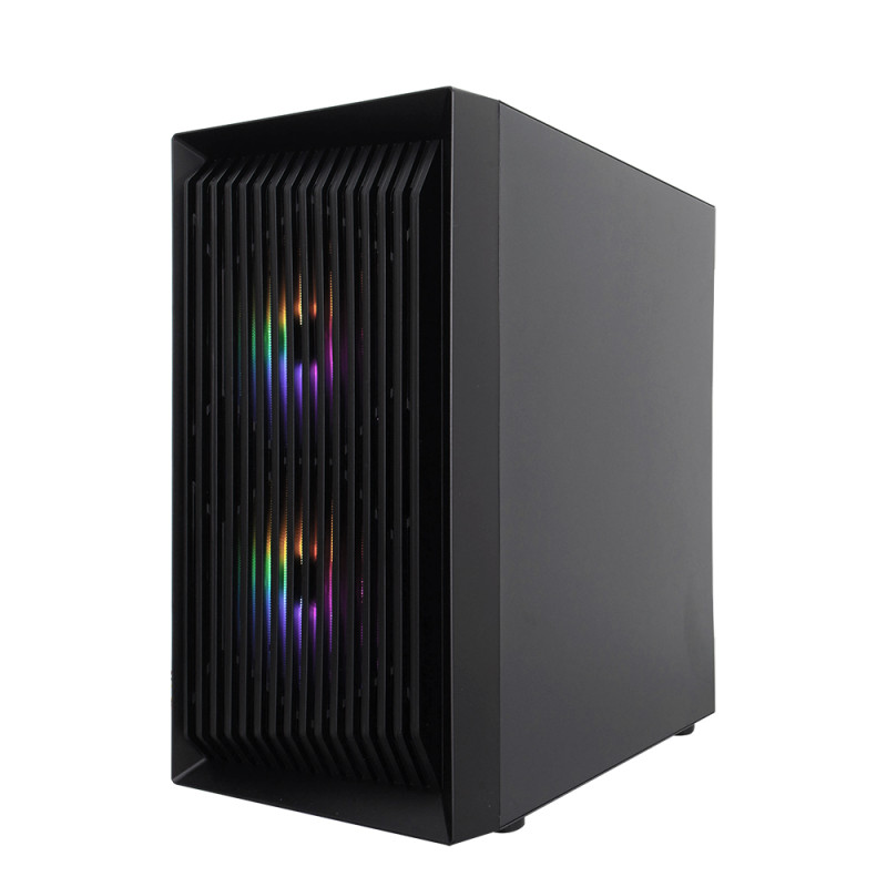 Корпус 1stPlayer BS-2-3F1-BK Чорний без БП