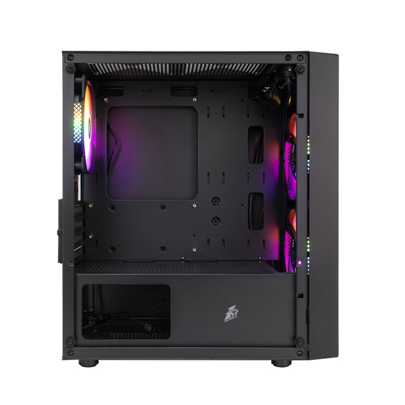 Корпус 1stPlayer BS-2-3F1-BK Чорний без БП