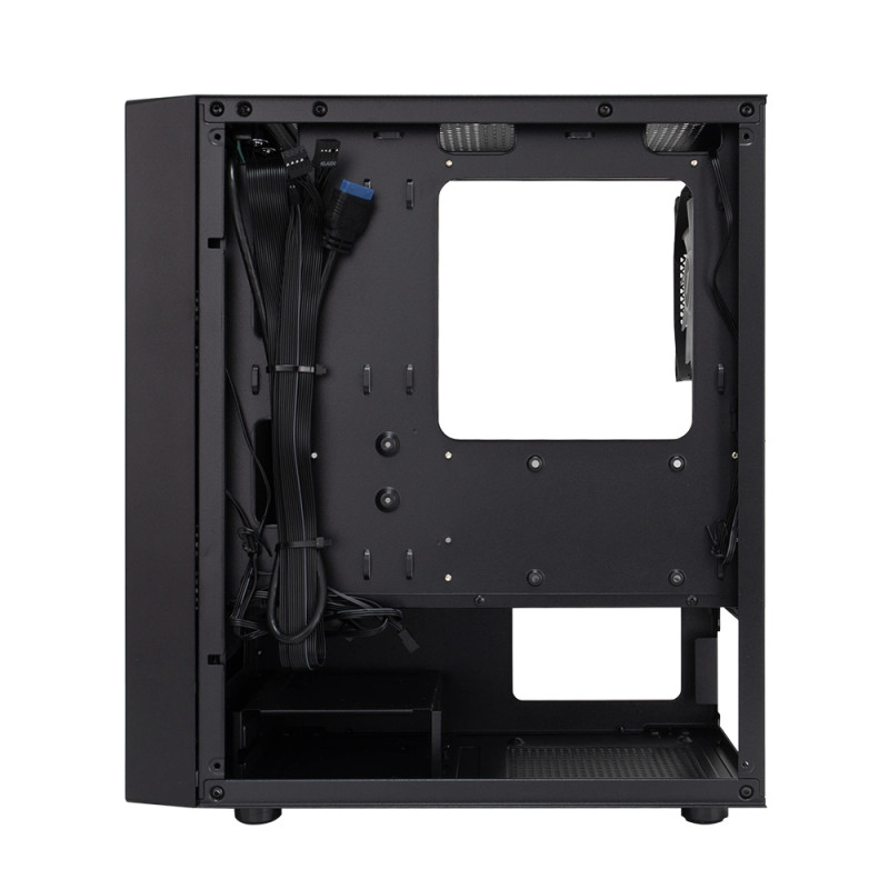 Корпус 1stPlayer BS-2-3F1-BK Чорний без БП