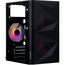 Корпус Prologix E113 Tempered Glass&Mesh Black